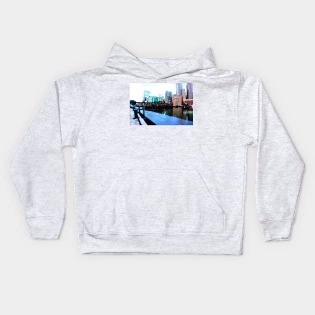 Boston Kids Hoodie by goldstreet